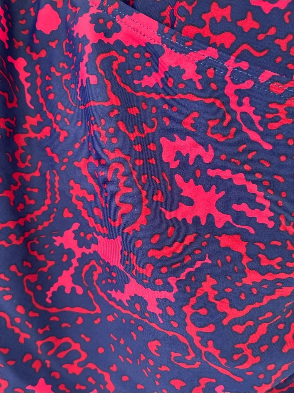 Boden Paisley One-Piece Swimsuit with V-Neck 8R